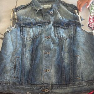 Vintage Havana Blue Denim Vest